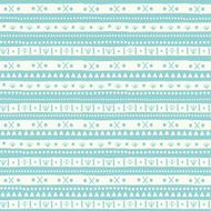 Seamless abstract winter ornamental pattern