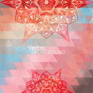 Colorful rainbow triangular background N5