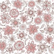 Seamless Floral Pattern N239