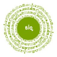 Green ecology concept circle frame for your design