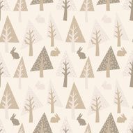 Firtrees seamless pattern N3