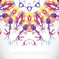 Abstract background with deer Antler N3