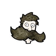 cartoon huge mustache N3