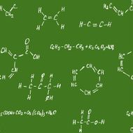 Seamlessly vector pettern - chemistry N2