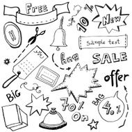 Paper effect labels Sale Signs Ð¿ÑÐ¾Ð´Ð°Ð¶Ð° N5