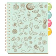 Doodled Fruits Journal