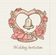 Doodled Wedding Invitation