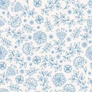 floral seamless pattern N143