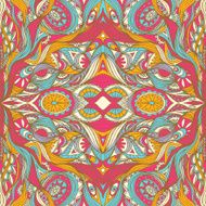 Seamless abstract hand-drawn pattern wavy background N5