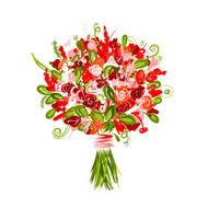 Floral bouquet for your design N8