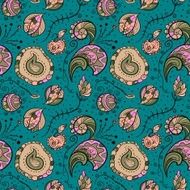 Seamles floral vector pattern N4