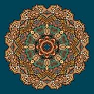 Vector pattern with marine inhabitants N10