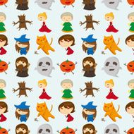 seamless monster pattern N24