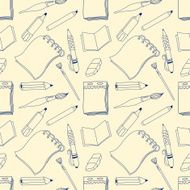 Notes seamless pattern