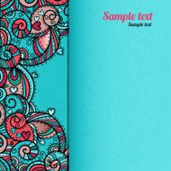 Floral background with space for text