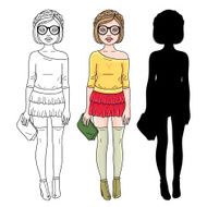 Fashion romantic girl N3