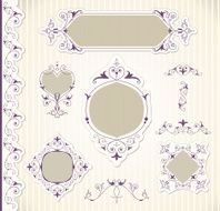 Ornate Frame Set