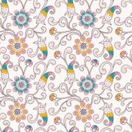 Seamless Floral Pattern N244