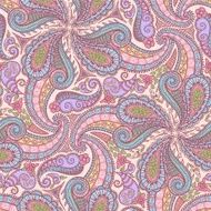 Paisley seamless lace pattern N4