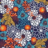 Vector floral seamless pattern N21