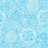 Seamless doodle background N8