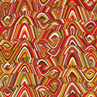 Seamless wave hand-drawn pattern N96