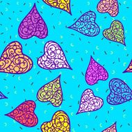 Vector flourish seamless pattern N5