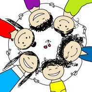 Hen party! Funny friends for your design N2