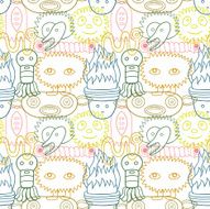 Monsters pattern N9