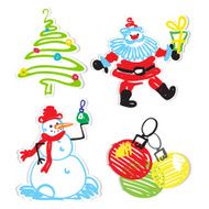 doodles Christmas simbols