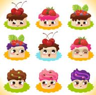 Cartoon cakes