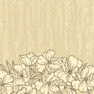 Floral background with place for text N12