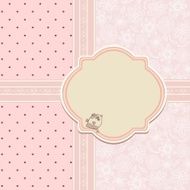 Template frame design for greeting card N50