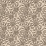 vector seamless floral monochrome pattern with bizarre flowers