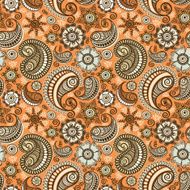 Seamless elegant paisley pattern N9