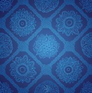 doodle Seamless Pattern with flowers