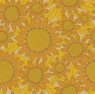 Seamless Sunflower Pattern