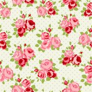 Vintage roses pattern