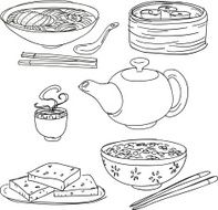 Chinese food collection