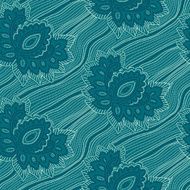 Floral seamless pattern with points N6