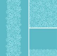 Doodle bubbles texture seamless patterns set