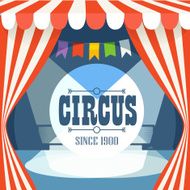 Circus postcard template