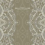 Abstract background frame border lace pattern invitation greeting card design N18