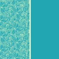 border with abstract hand-drawn pattern N32