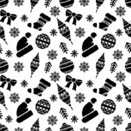 Holiday Christmas seamless pattern N2