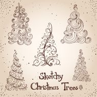 Doodle Christmas tree N8