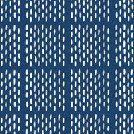 Hand drawn seamless indigo folk pattern N13