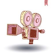 Cinema camera icon vector illustration N3