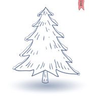 Christmas Tree Vector Illustration N16