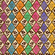 Ethnic tribal geometric seamless pattern N2